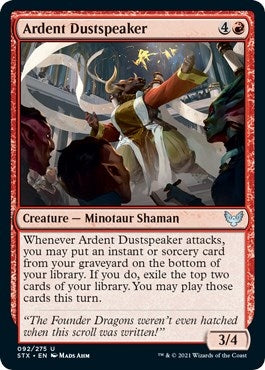 Ardent Dustspeaker (92) (Strixhaven: School of Mages)