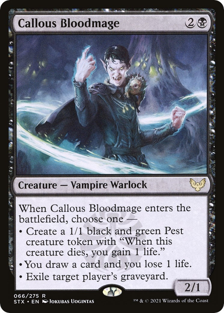 Callous Bloodmage (66) (Strixhaven: School of Mages)