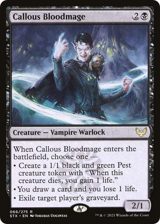 Callous Bloodmage (66) (Strixhaven: School of Mages)