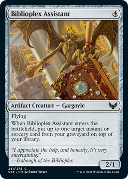Biblioplex Assistant (251) (Strixhaven: School of Mages)