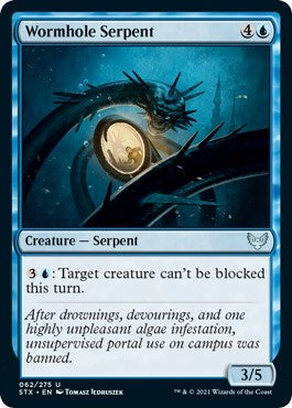 Wormhole Serpent (62) (Strixhaven: School of Mages)