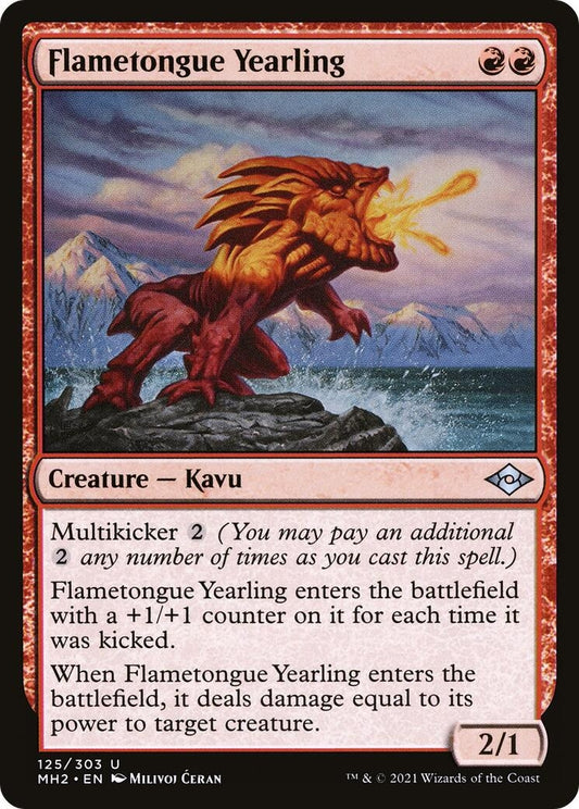 Flametongue Yearling (125) (Modern Horizons 2)