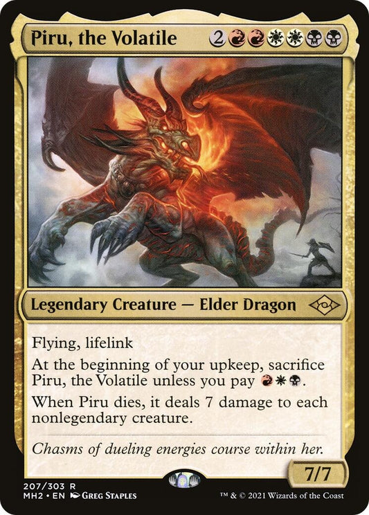 Piru, the Volatile (207) (Modern Horizons 2)