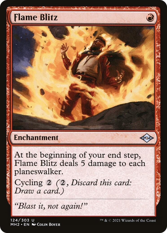Flame Blitz (124) (Modern Horizons 2)
