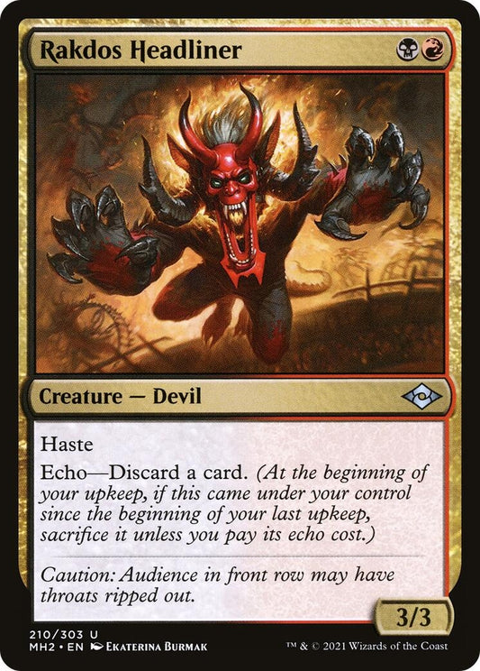 Rakdos Headliner (210) (Modern Horizons 2)