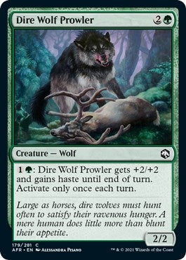 Dire Wolf Prowler (179) (Adventures in the Forgotten Realms)