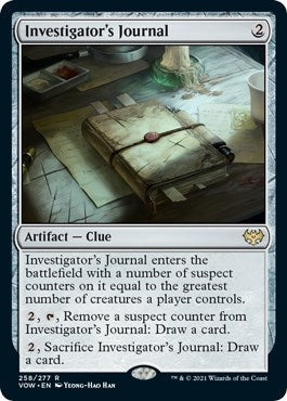 Investigator's Journal (258) (Innistrad: Crimson Vow)