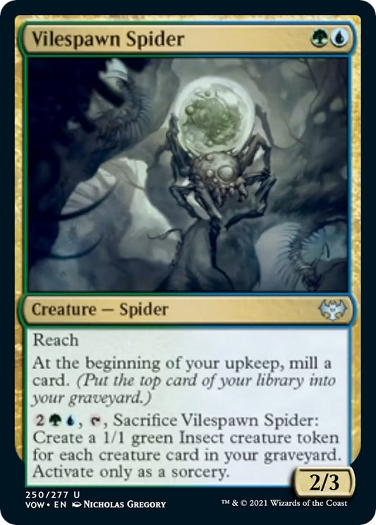 Vilespawn Spider (250) (Innistrad: Crimson Vow)