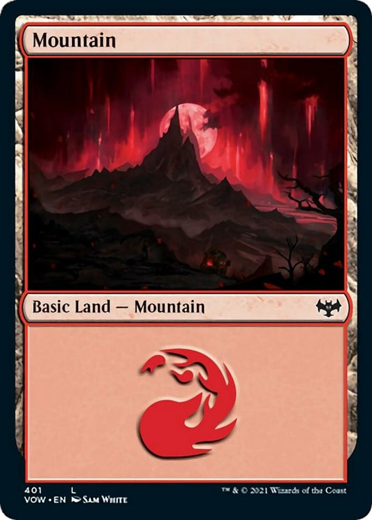 Mountain (401) (401) (Innistrad: Crimson Vow)