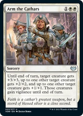 Arm the Cathars (3) (Innistrad: Crimson Vow)