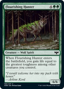 Flourishing Hunter (199) (Innistrad: Crimson Vow)
