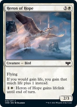 Heron of Hope (18) (Innistrad: Crimson Vow)