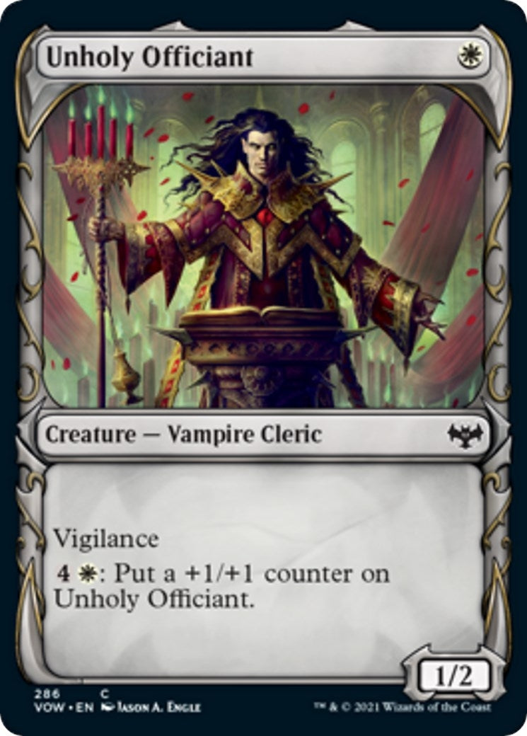 Unholy Officiant (Showcase) (286) (Innistrad: Crimson Vow)