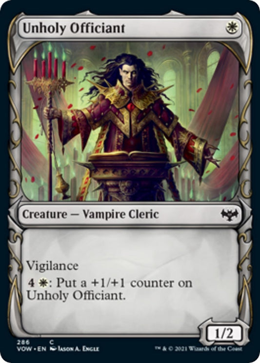 Unholy Officiant (Showcase) (286) (Innistrad: Crimson Vow)
