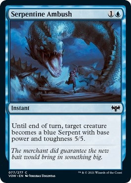 Serpentine Ambush (77) (Innistrad: Crimson Vow)