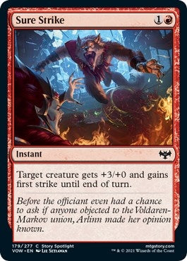 Sure Strike (179) (Innistrad: Crimson Vow)