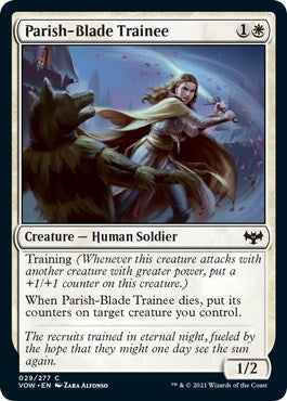 Parish-Blade Trainee (29) (Innistrad: Crimson Vow)