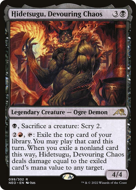 Hidetsugu, Devouring Chaos (99) (Kamigawa: Neon Dynasty)