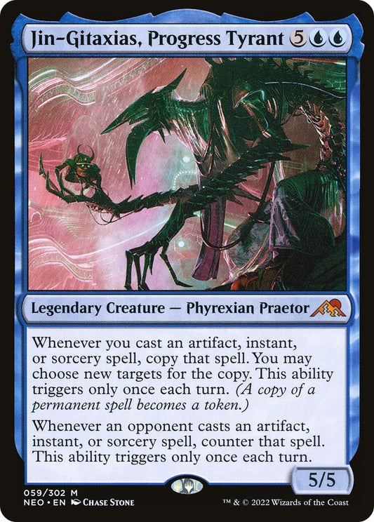 Jin-Gitaxias, Progress Tyrant (59) (Kamigawa: Neon Dynasty)