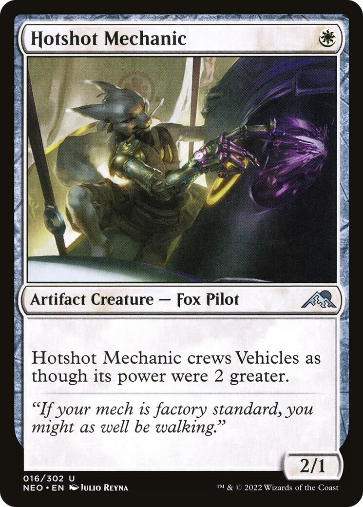 Hotshot Mechanic (16) (Kamigawa: Neon Dynasty)