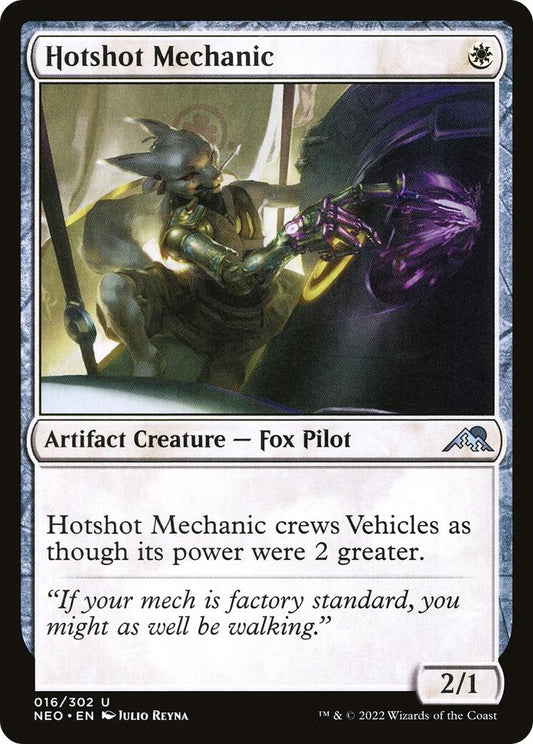 Hotshot Mechanic (16) (Kamigawa: Neon Dynasty)
