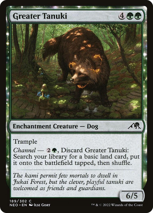 Greater Tanuki (189) (Kamigawa: Neon Dynasty)