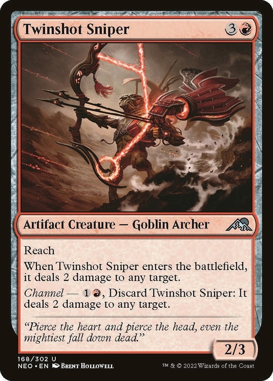 Twinshot Sniper (168) (Kamigawa: Neon Dynasty)