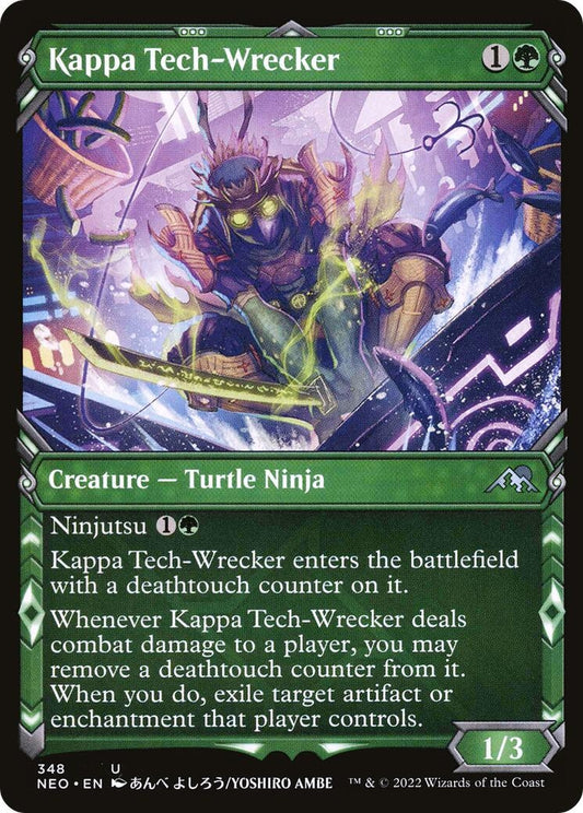 Kappa Tech-Wrecker (Showcase) (348) (Kamigawa: Neon Dynasty)