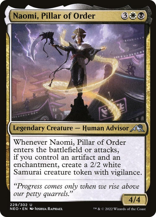Naomi, Pillar of Order (229) (Kamigawa: Neon Dynasty)