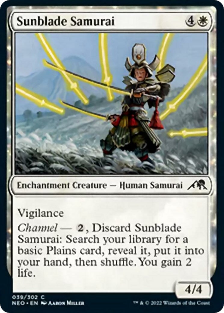 Sunblade Samurai (39) (Kamigawa: Neon Dynasty)