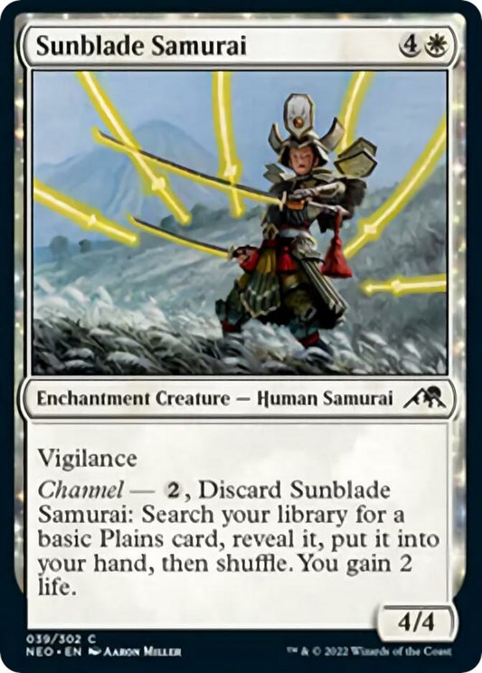 Sunblade Samurai (39) (Kamigawa: Neon Dynasty)