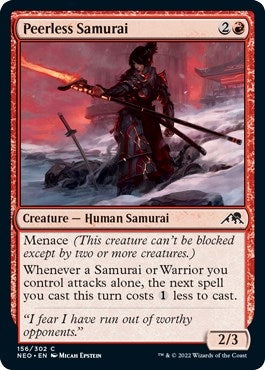 Peerless Samurai (156) (Kamigawa: Neon Dynasty)