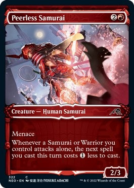 Peerless Samurai (Showcase) (322) (Kamigawa: Neon Dynasty)