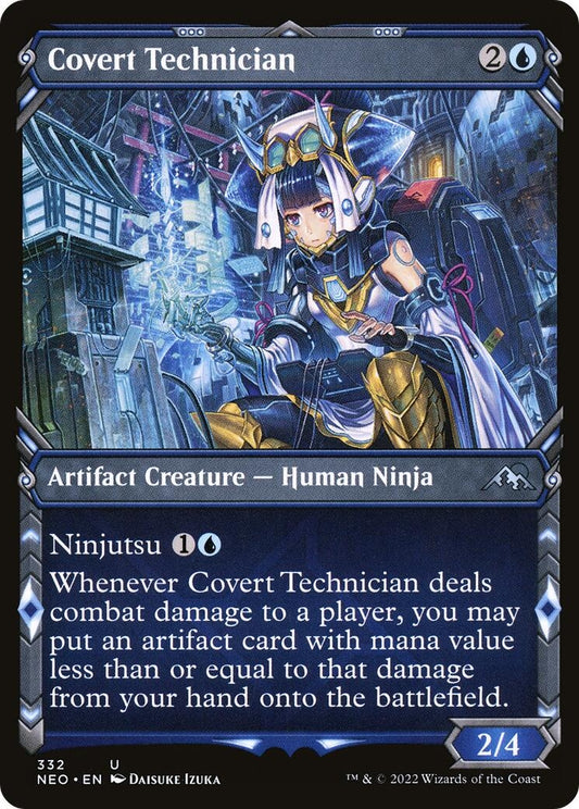 Covert Technician (Showcase) (332) (Kamigawa: Neon Dynasty)