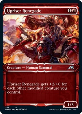 Upriser Renegade (Showcase) (324) (Kamigawa: Neon Dynasty)