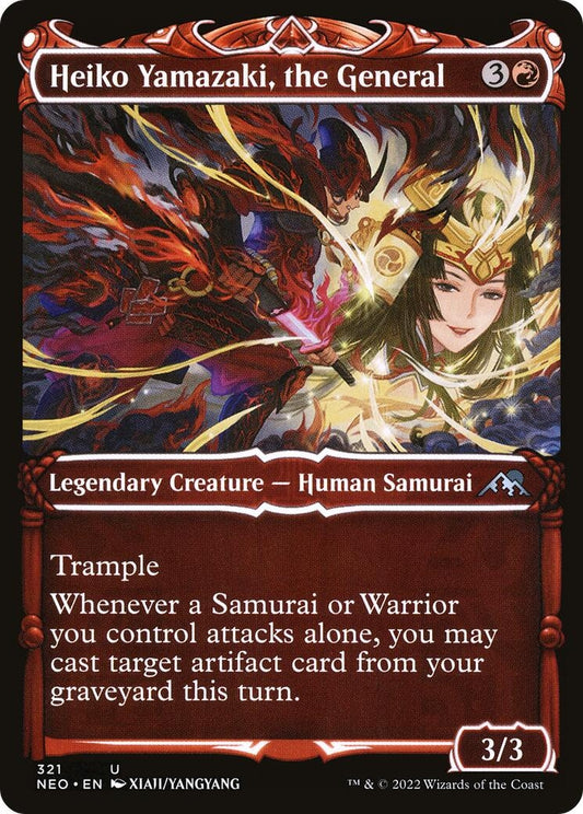 Heiko Yamazaki, the General (Showcase) (321) (Kamigawa: Neon Dynasty)