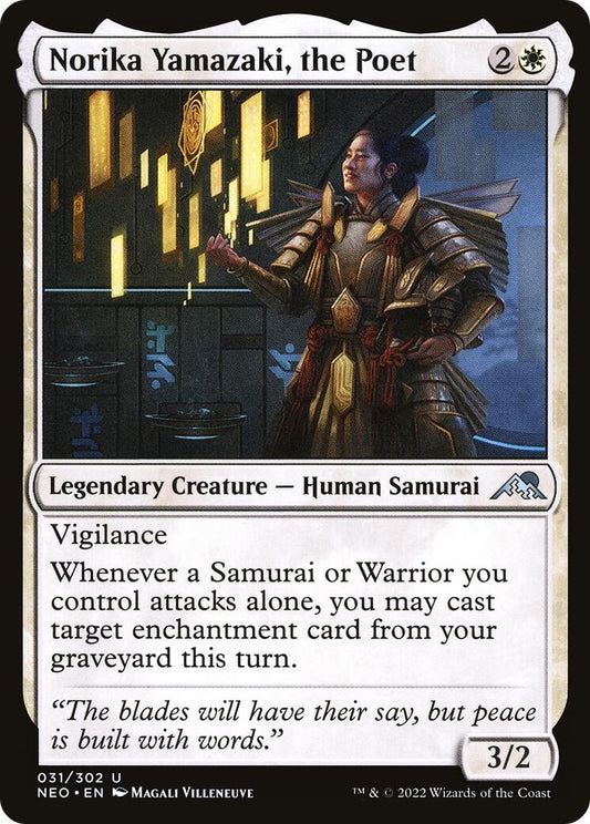 Norika Yamazaki, the Poet (31) (Kamigawa: Neon Dynasty)