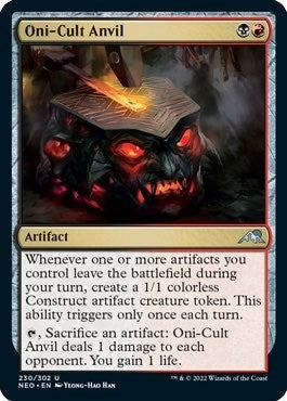 Oni-Cult Anvil (230) (Kamigawa: Neon Dynasty)