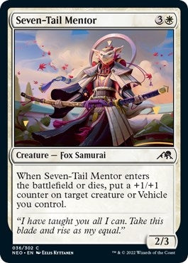 Seven-Tail Mentor (36) (Kamigawa: Neon Dynasty)