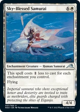 Sky-Blessed Samurai (37) (Kamigawa: Neon Dynasty)