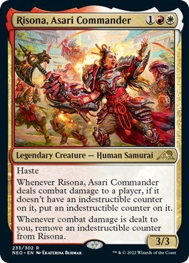 Risona, Asari Commander (233) (Kamigawa: Neon Dynasty)