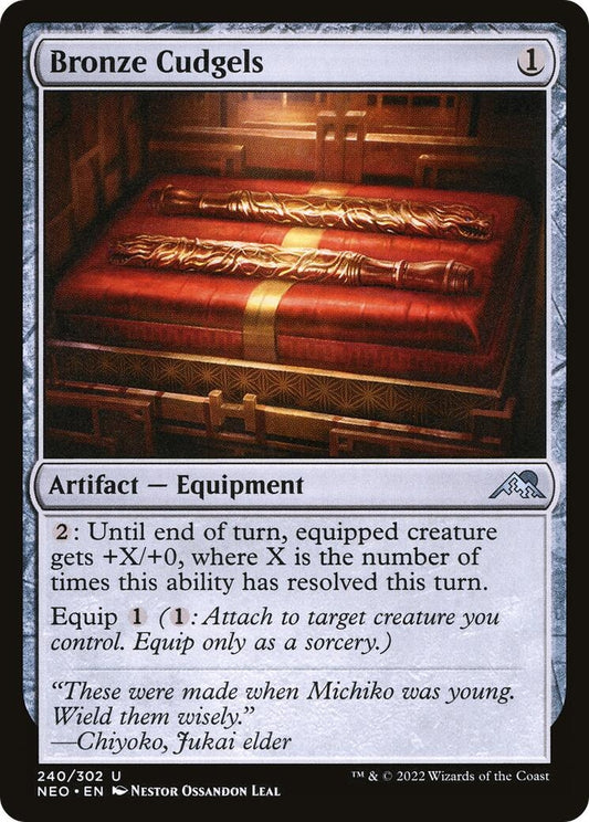Bronze Cudgels (240) (Kamigawa: Neon Dynasty)