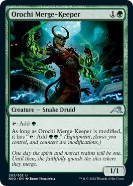 Orochi Merge-Keeper (203) (Kamigawa: Neon Dynasty)