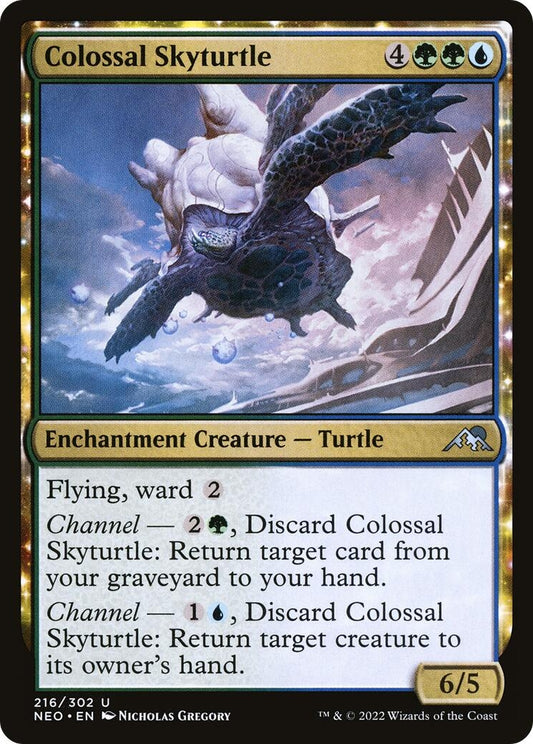 Colossal Skyturtle (216) (Kamigawa: Neon Dynasty)