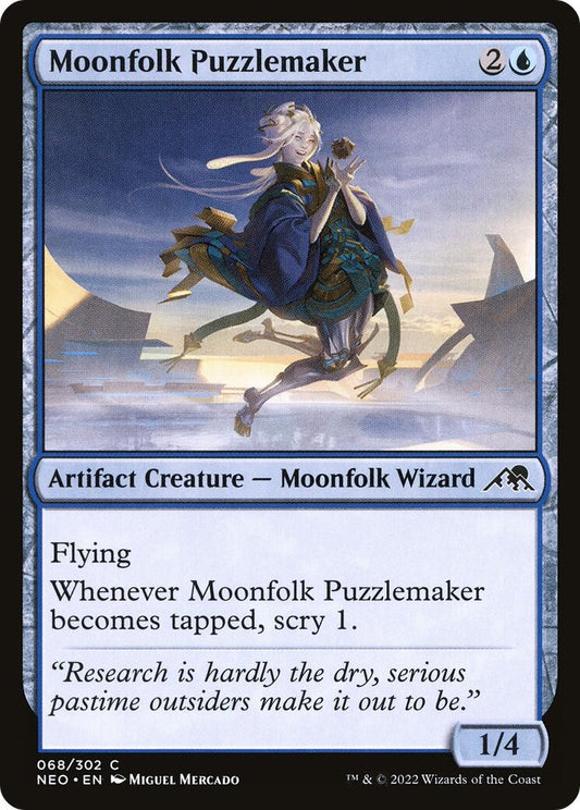 Moonfolk Puzzlemaker (68) (Kamigawa: Neon Dynasty)