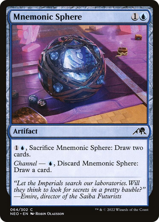 Mnemonic Sphere (64) (Kamigawa: Neon Dynasty)