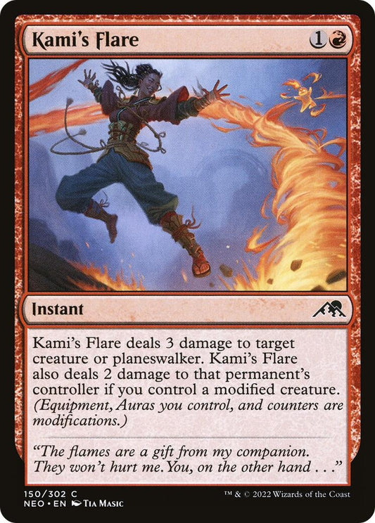 Kami's Flare (150) (Kamigawa: Neon Dynasty)