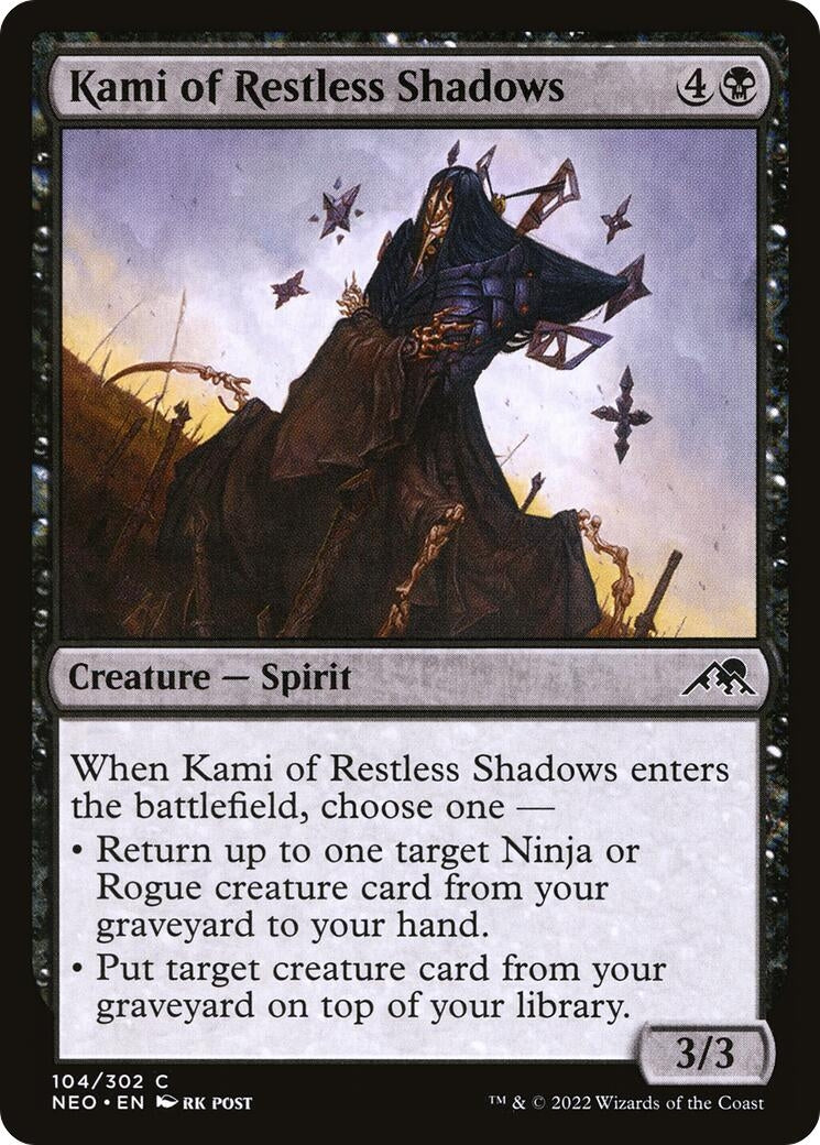 Kami of Restless Shadows (104) (Kamigawa: Neon Dynasty)