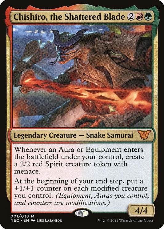 Chishiro, the Shattered Blade (1) (Commander: Kamigawa: Neon Dynasty)