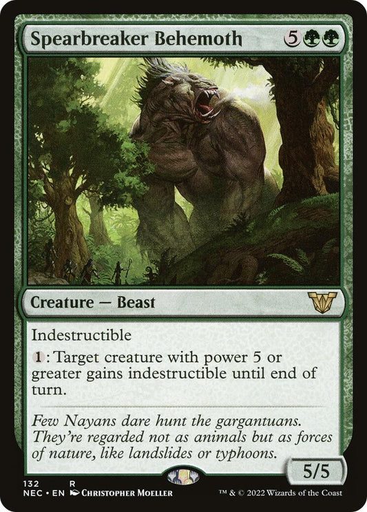 Spearbreaker Behemoth (132) (Commander: Kamigawa: Neon Dynasty)